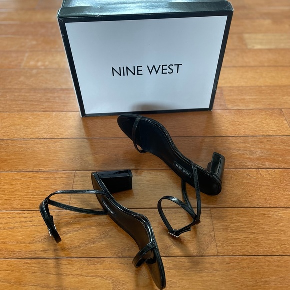 Nine West Provein Block Heel Dress Sandals in Black- Size: 6.5 - Picture 6 of 11